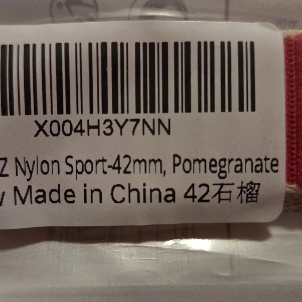 Nylon Sport Wristband - Vibrant Pink